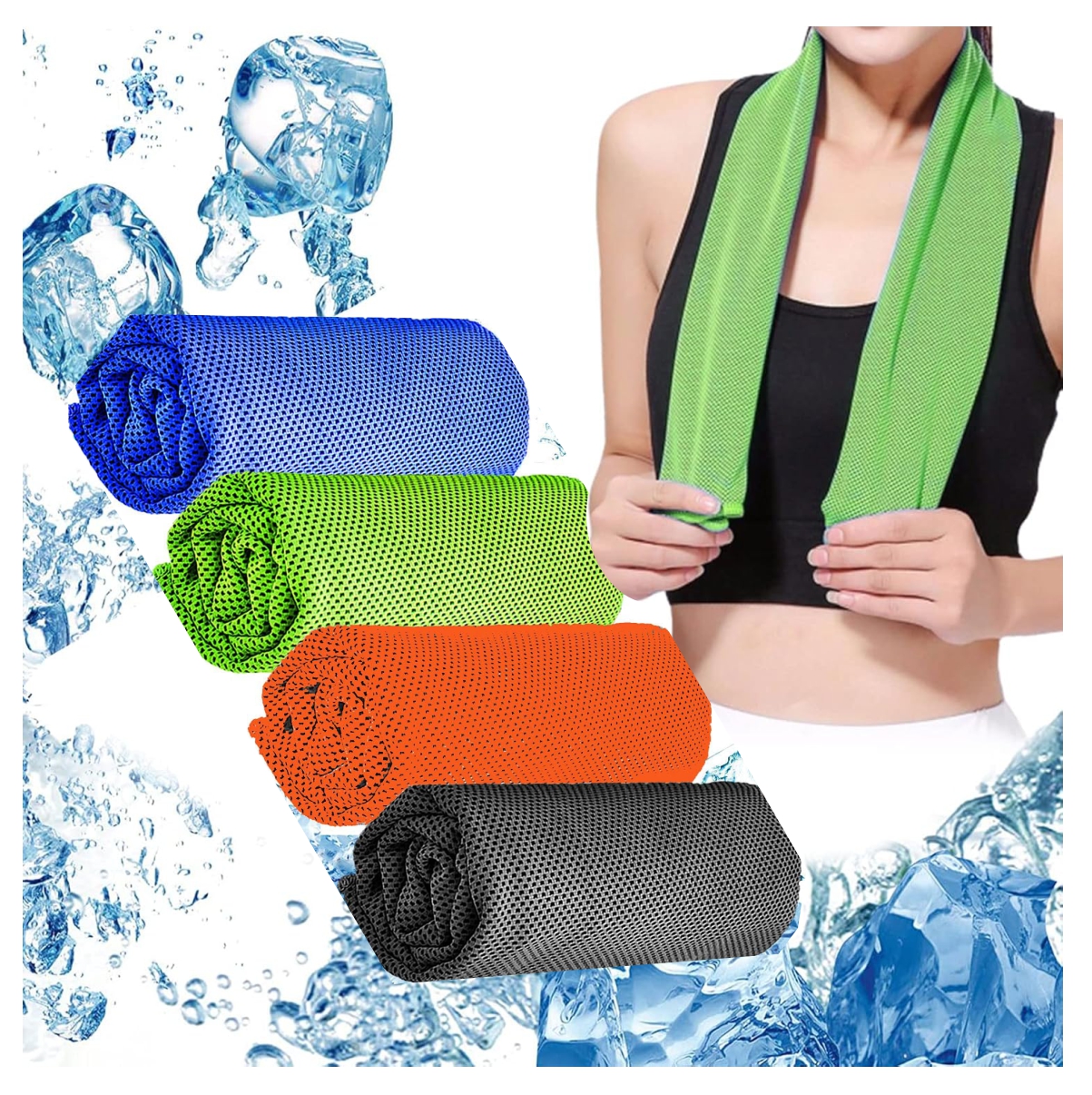 Toalla de hielo Deportiva Reutilizable